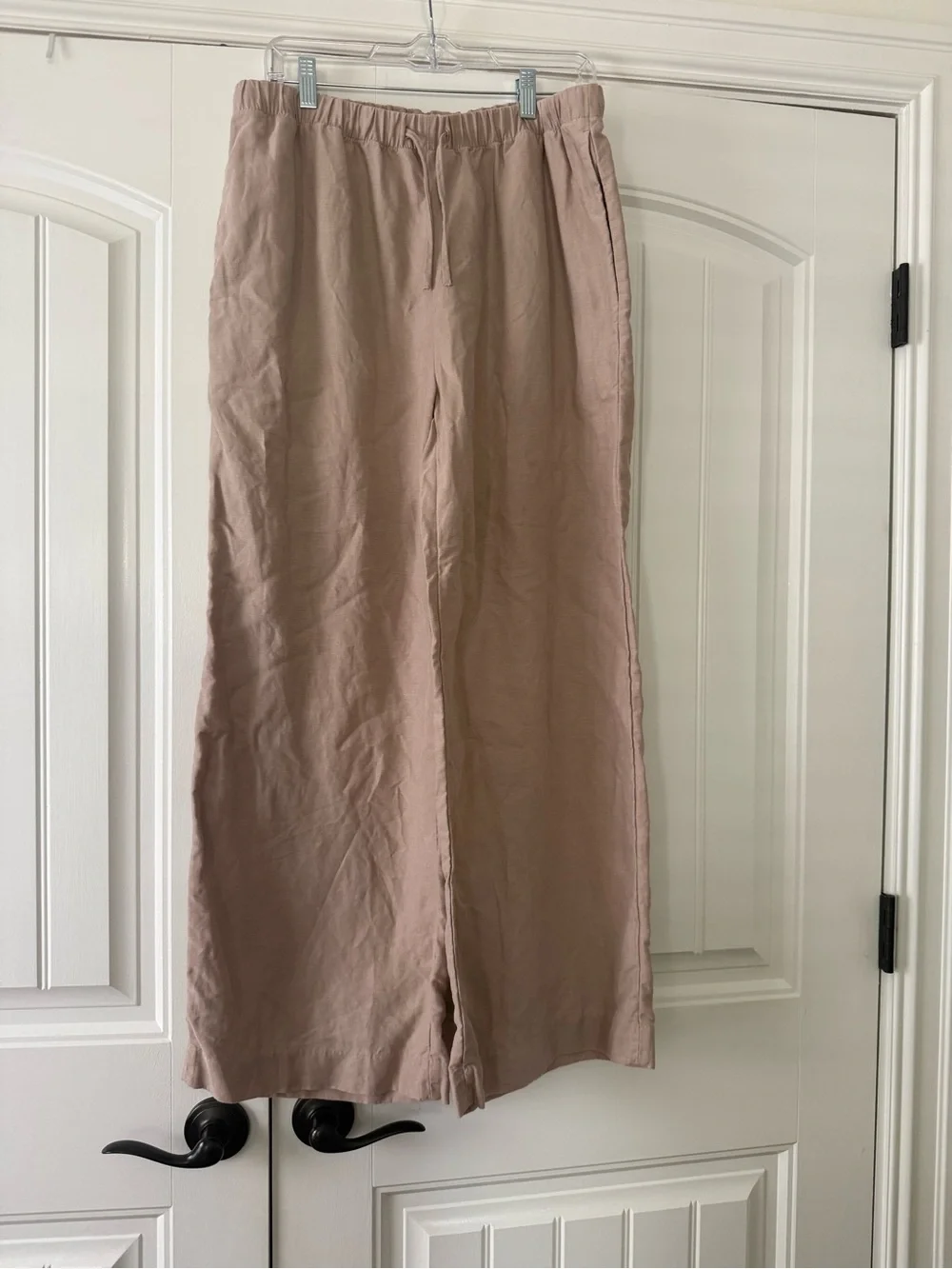 Wilfred Drawstring Linen Wide Leg Pants